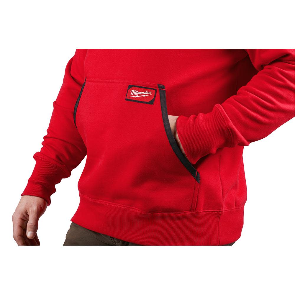 Heavy Duty Red Pullover Hoodie ; 3X