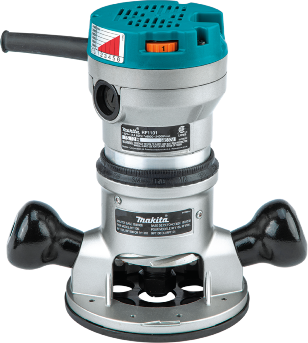 Makita Router 11-Amp 2-1/4 HP Motor with 1/2