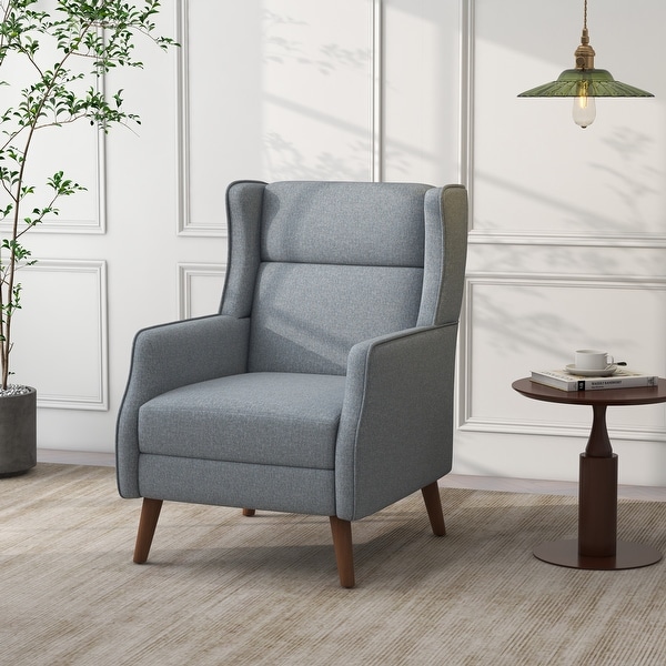 Upholstered Modern Accent Chair Living Room Armchairs