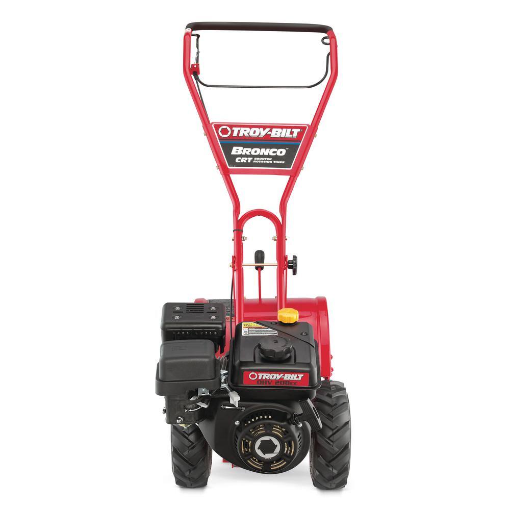 Troy-Bilt Bronco 14 in. 208 cc OHV Engine Rear Tine Counter Rotating Gas Garden Tiller Bronco CRT