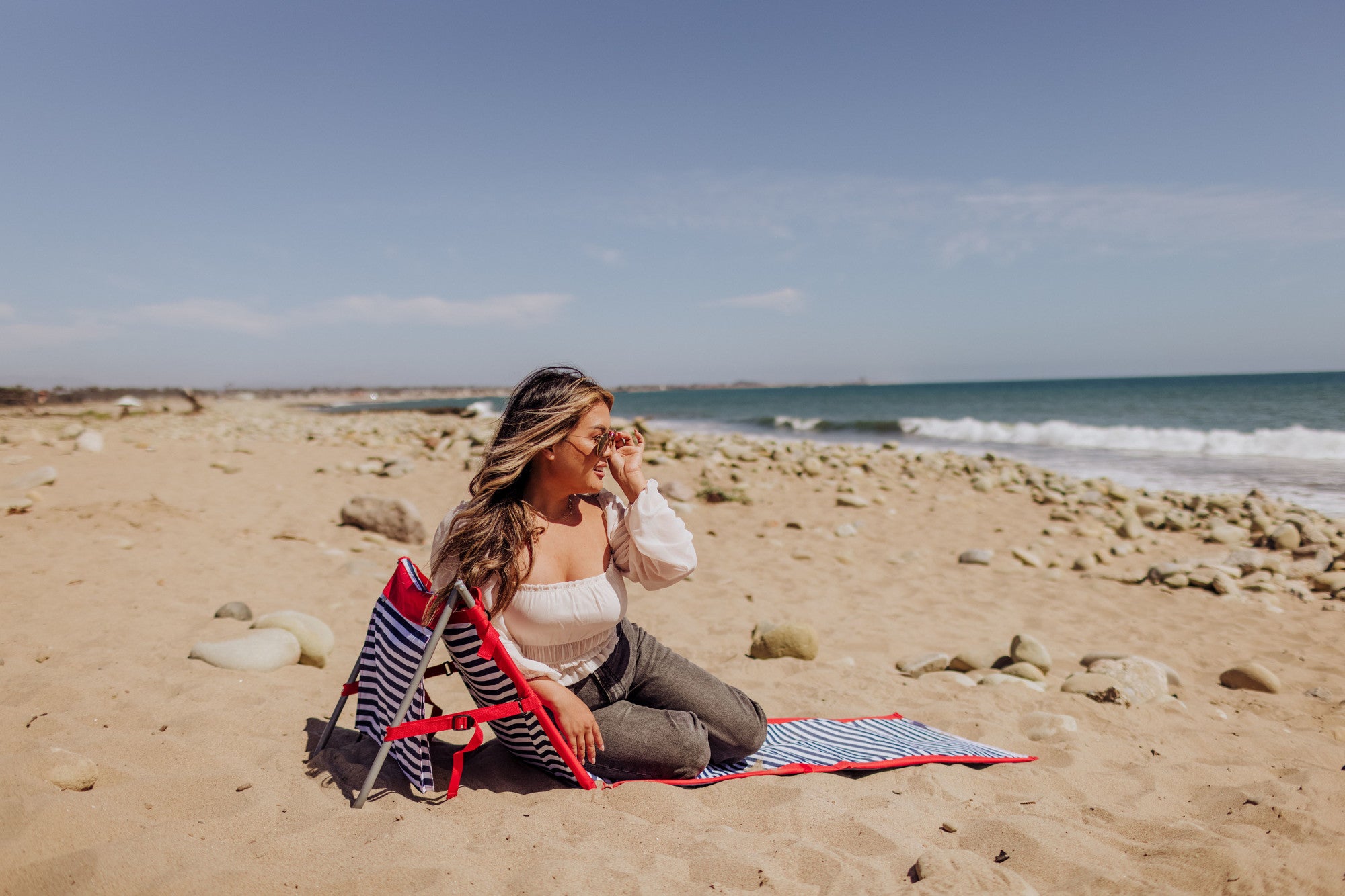 Beachcomber Portable Beach Chair & Tote