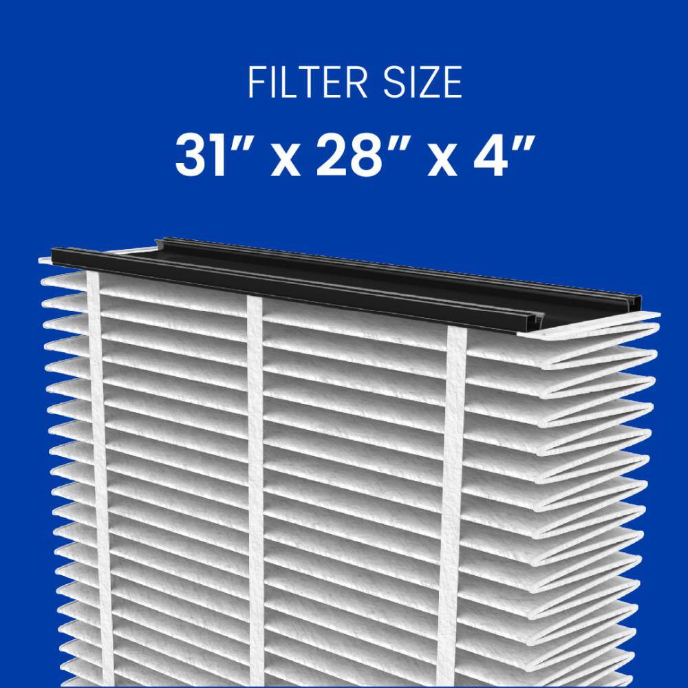 AprilAire 31 in. x 28 in. x 4 in. 510 Air Cleaner Filter MERV 11 for Whole-House Air Purifier Models 1510 and 2516 510