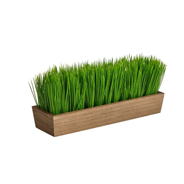 12 Grass Artificial Plant in Decorative Planter