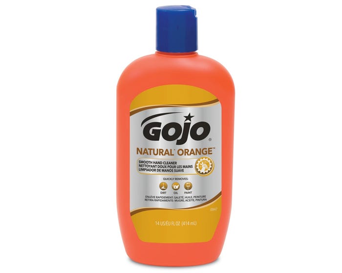 GOJO Natural Orange Smooth Hand Cleaner， 14 oz. - 0947-12