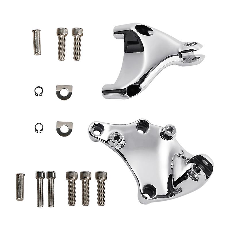 Born Pretty Motorcycle Chrome Passenger Foot Peg Mount Brackets For Harley 883 1200 Xl Sportster 2014-2016