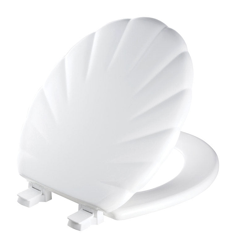 TOILET SEAT RND SHELL WH