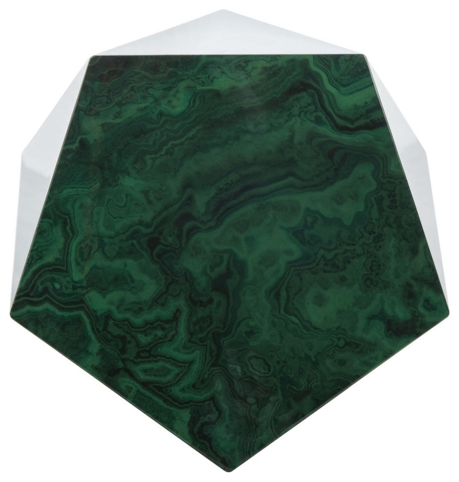 Boyce Malachite End Table   Contemporary   Side Tables And End Tables   by Rustic Home Furniture Deco  Houzz