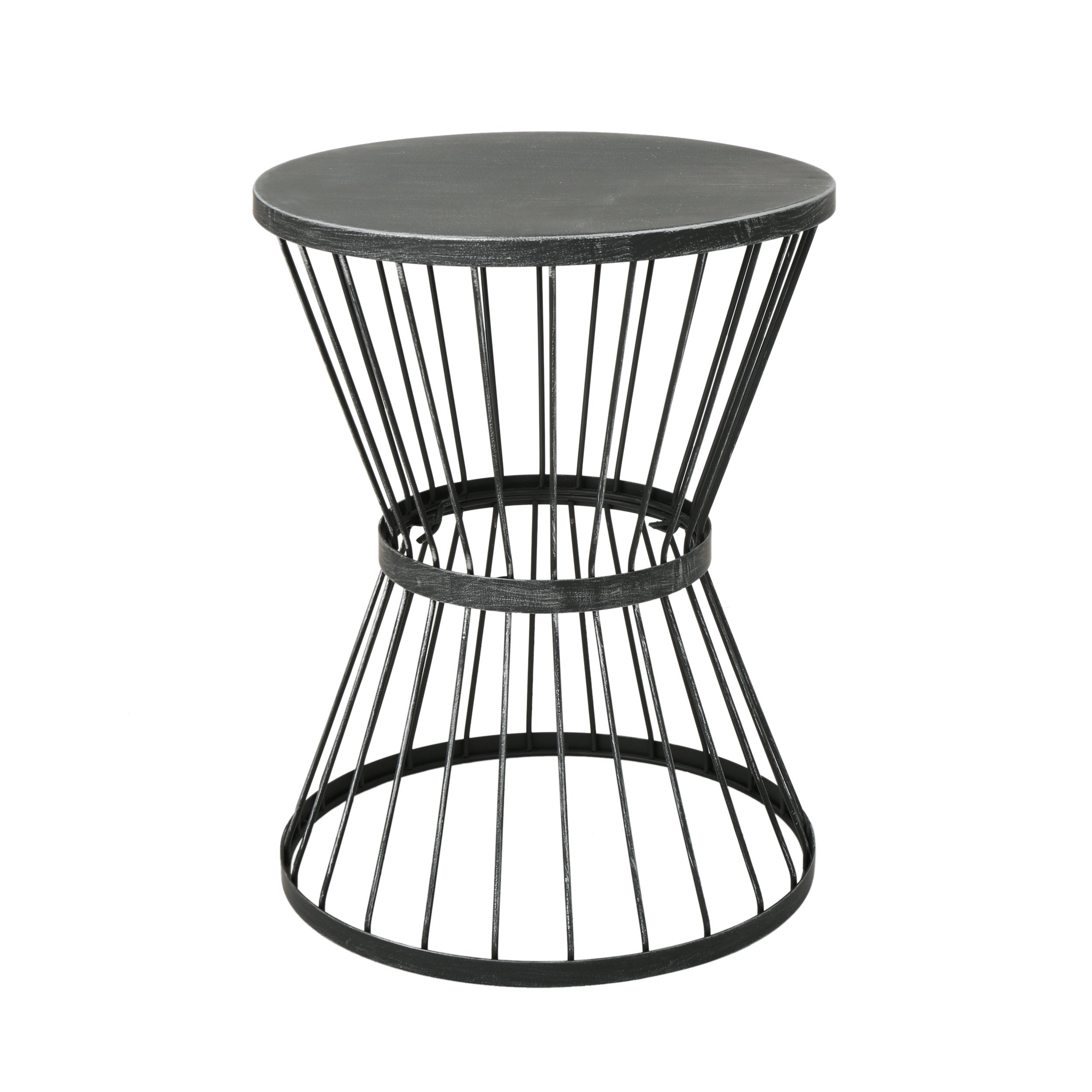 Fern Outdoor 16 Inch Iron Side Table