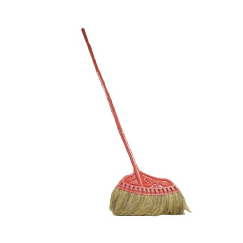 Thunder Group PLSP001 Broom， Natural Coconut Bristles， Standard Color