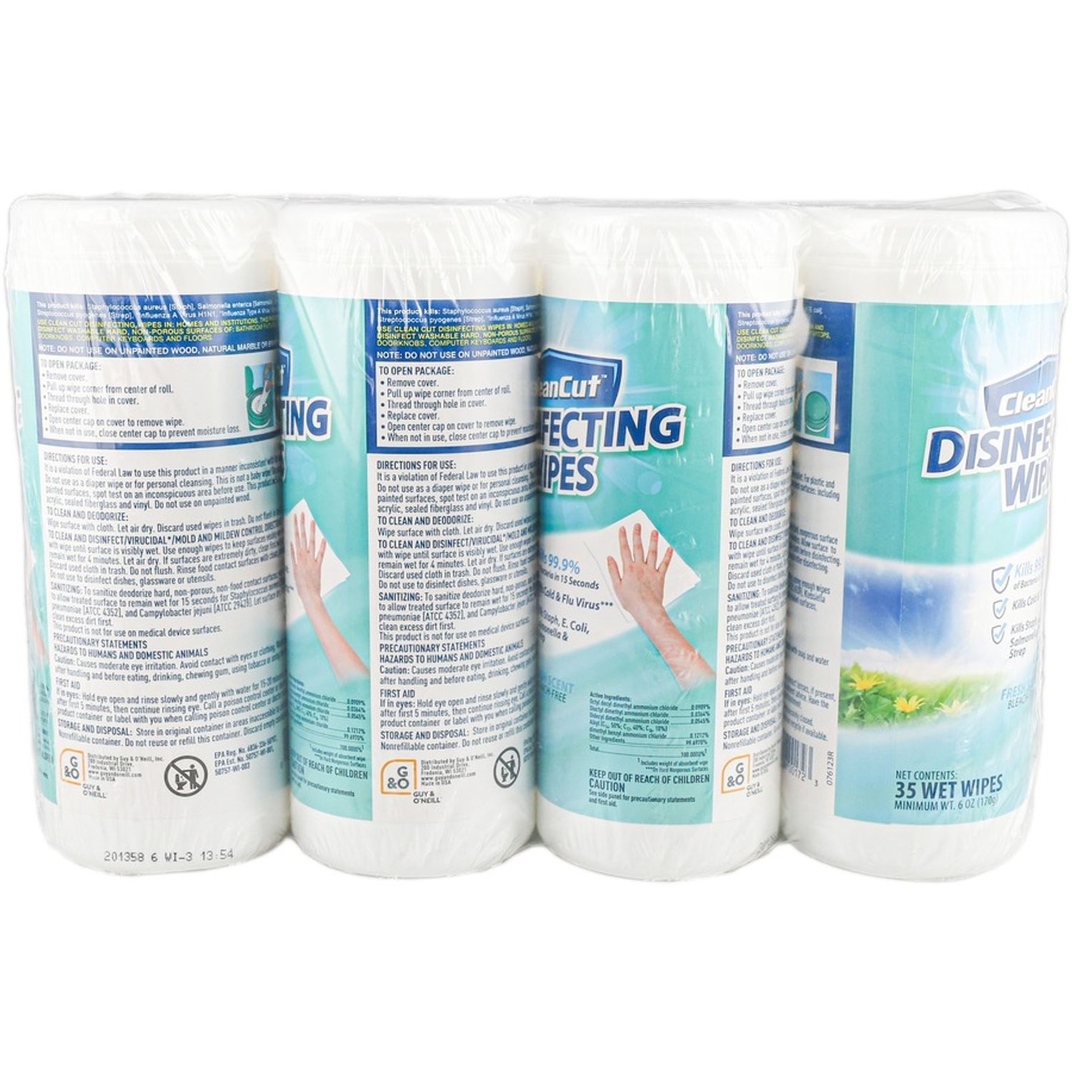 Disinfecting Wipes by Guy and O'Neill， Inc. GUO00172CT