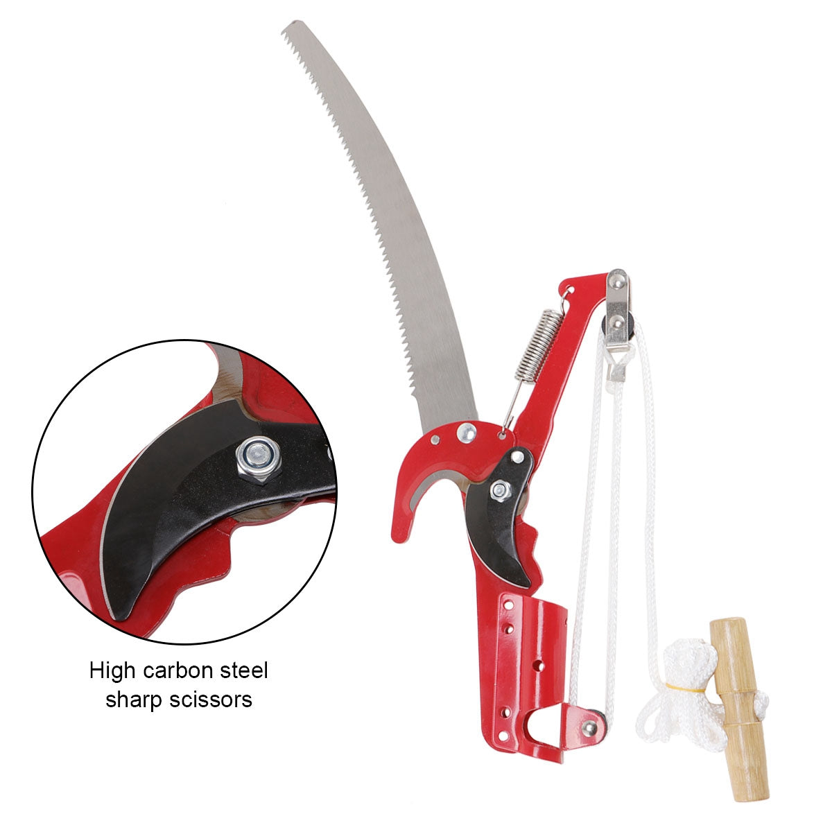 HOMEMAXS 1pc Gardening Pruning Shears Tree Branch Scissors Steel Fruit Tree Trimmer Horticulture Shears Lopper Machine