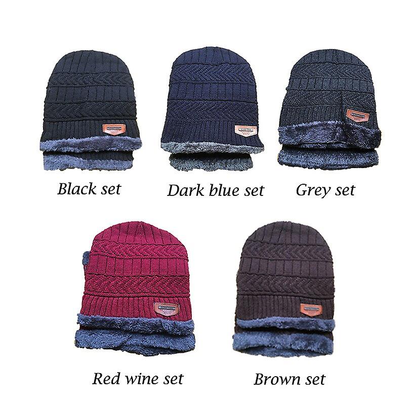 Winter Hats Men S Hat Family Matching Parents Children Scarf Set Gorro Masculino Soft Thick Warm Caps Balaclava Men S Cap