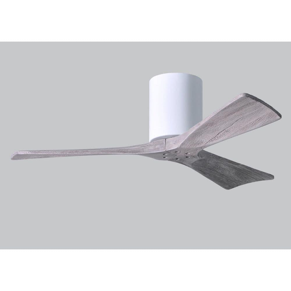 Atlas Irene 42 in IndoorOutdoor Gloss White Ceiling Fan with Remote Control and Wall Control