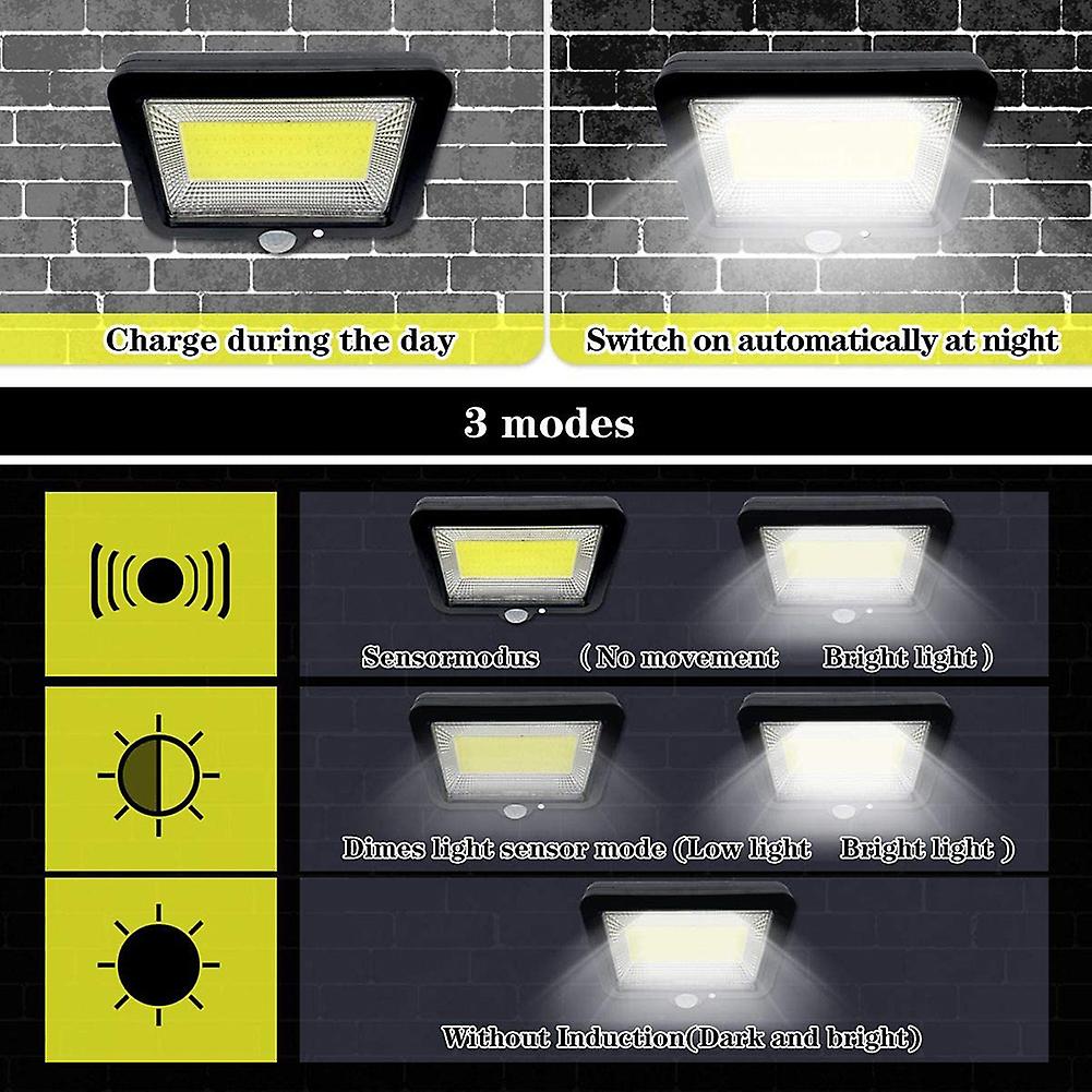 120led Solar Light Outdoors Motion Sensor Wall Light Waterproof  Emergency Security Solar Powered Lamp For Garden Street Path