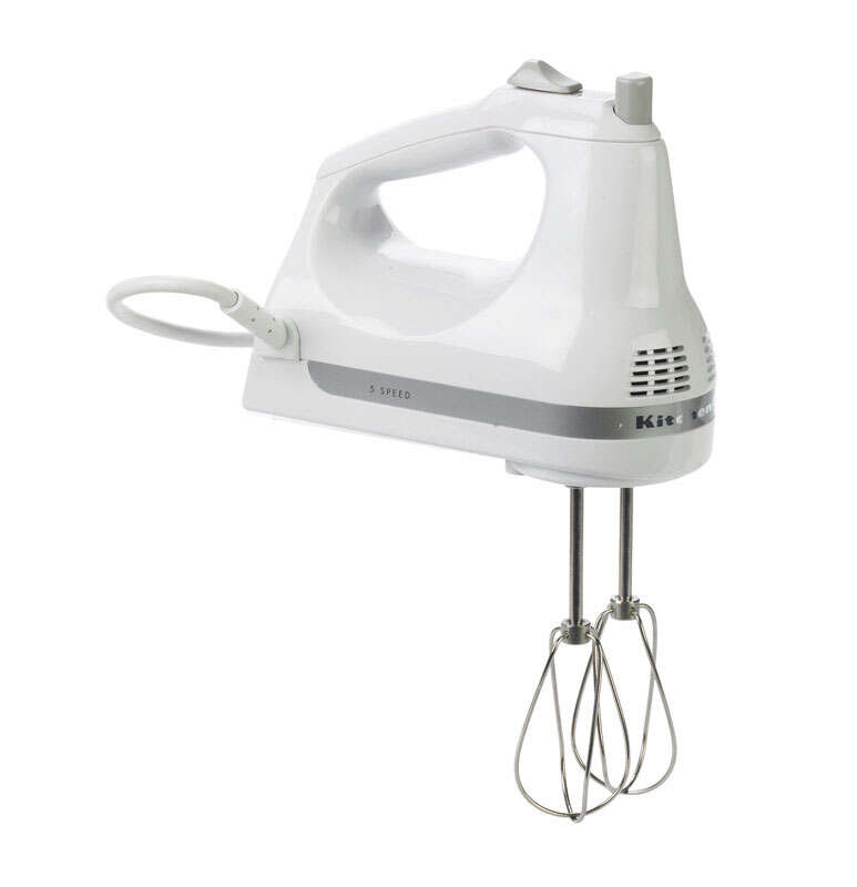 KitchenAid White 5 speed Hand Mixer