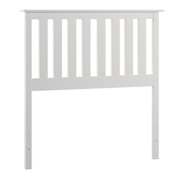 Hammersley Mission Slatted White Wood Headboard by iNSPIRE Q Classic - - 12546900