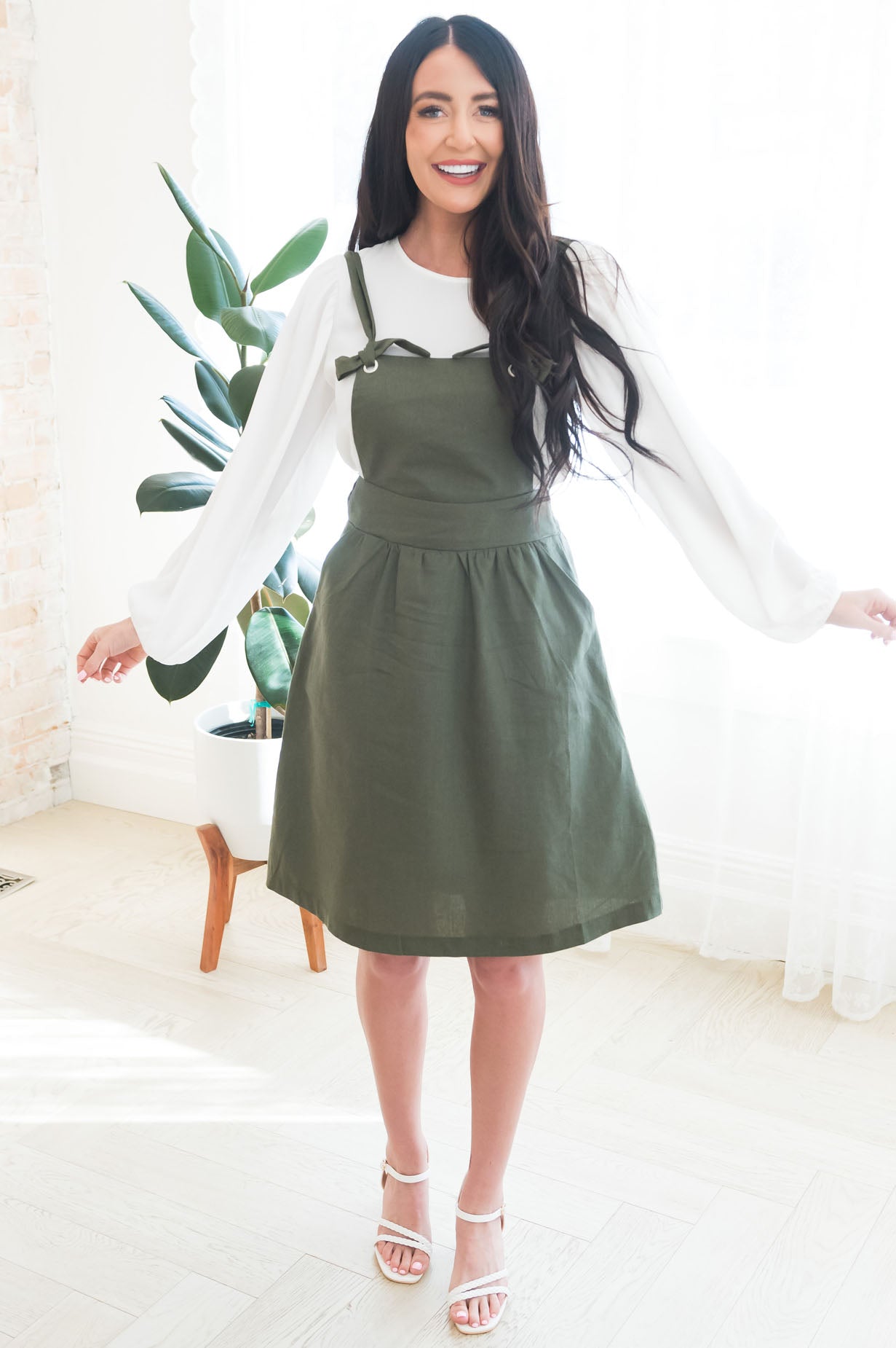 The Marzia Modest Overall Dress