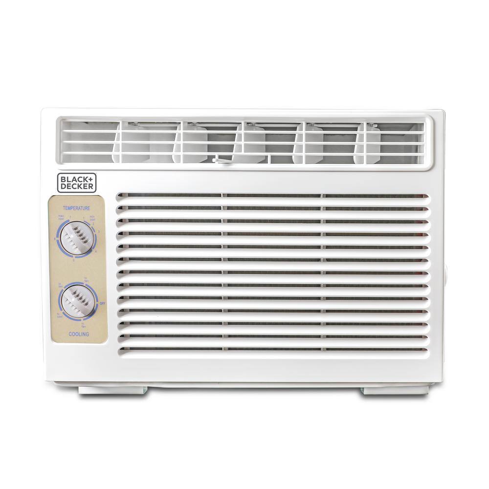 BLACK+DECKER 5000 BTU Window Air Conditioner in White BD05MWT6