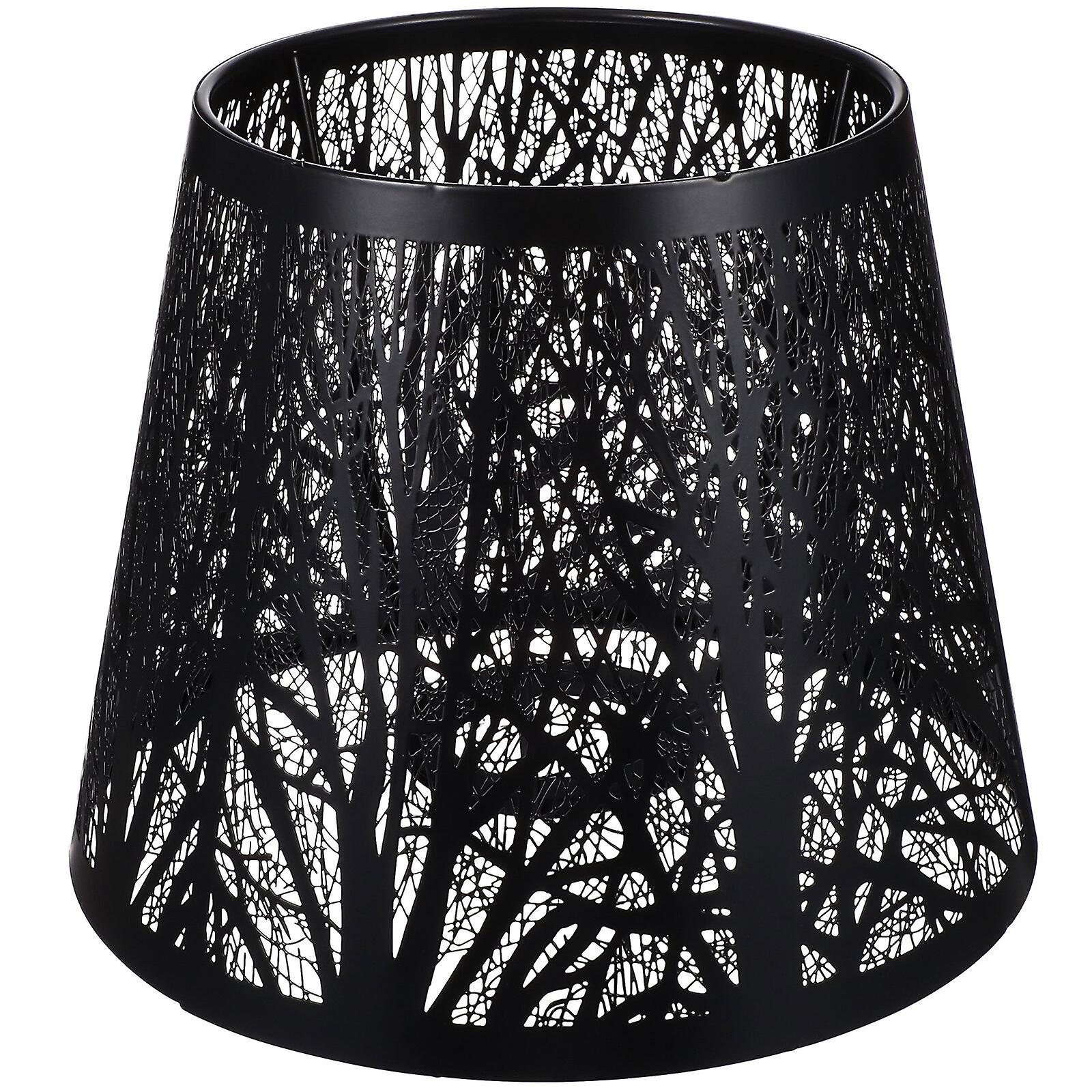 Hollow Tree Shadow Light Cover Modern Lamp Shade Replacement Metal Lampshade