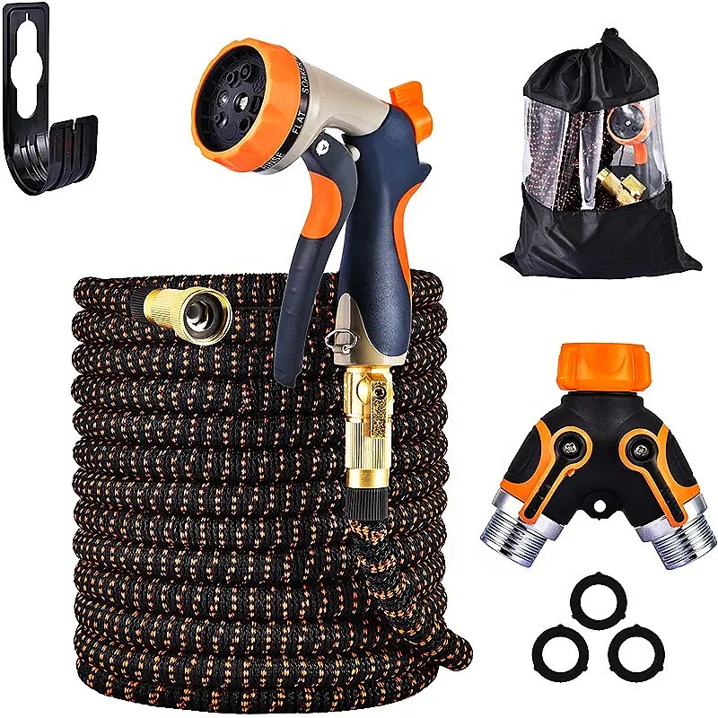 High pressure garden water spray gun 8 patterns spray nozzle for garden