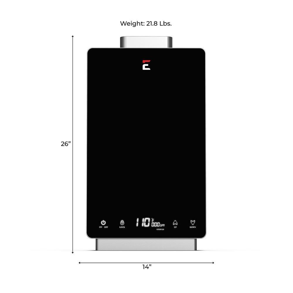 Eccotemp i12 4.0 GPM WholeHomeResidential 80000 BTU Natural Gas Indoor Tankless Water Heater i12-NG