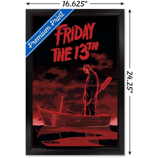 Trends International Friday The 13th Boat Framed Wall Poster Prints