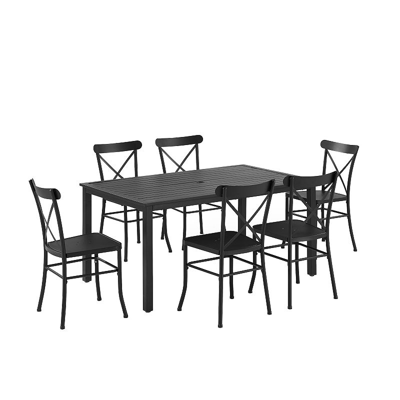 Crosley Astrid Patio Dining Table and Chair 7-piece Set