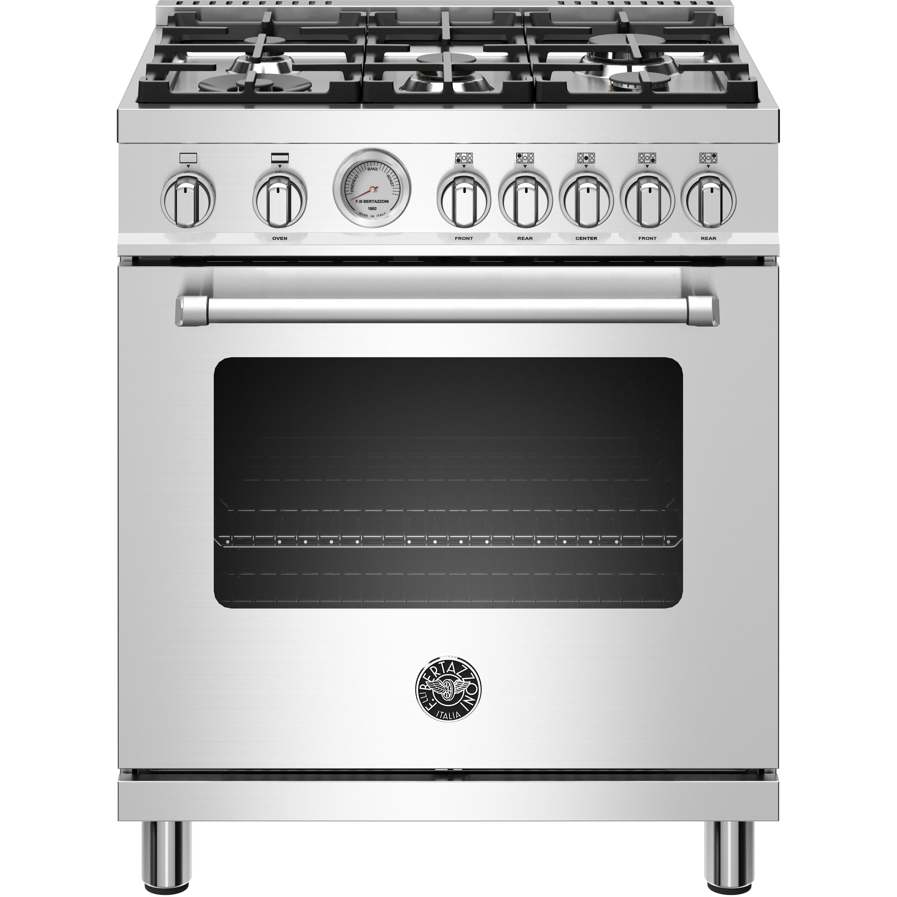 Bertazzoni 30-inch Freestanding Gas Range with Convection MAST305GASXE