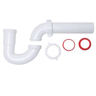 Oatey 1-12 in. White Plastic Sink Drain P- Trap HDC9704B