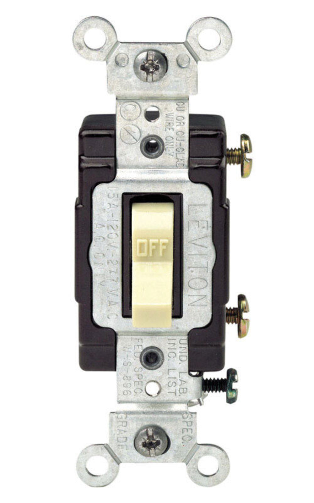 LGHTD 1POLE SWITCH15A IV