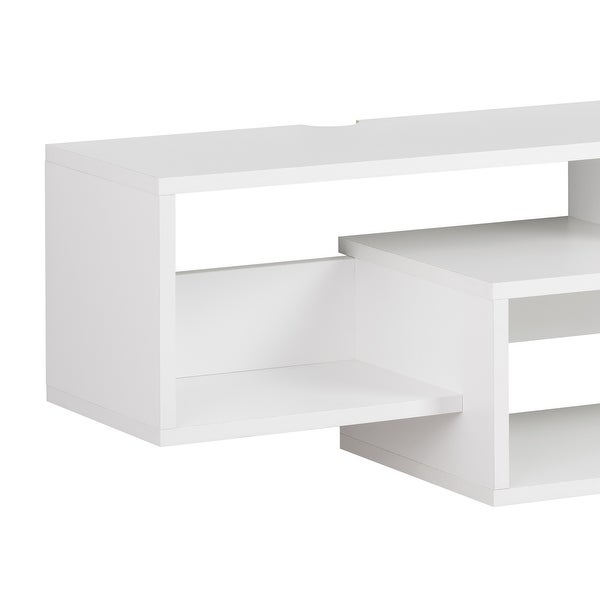 Prepac Modern Wall Mounted Media Console and Storage Shelf - 58