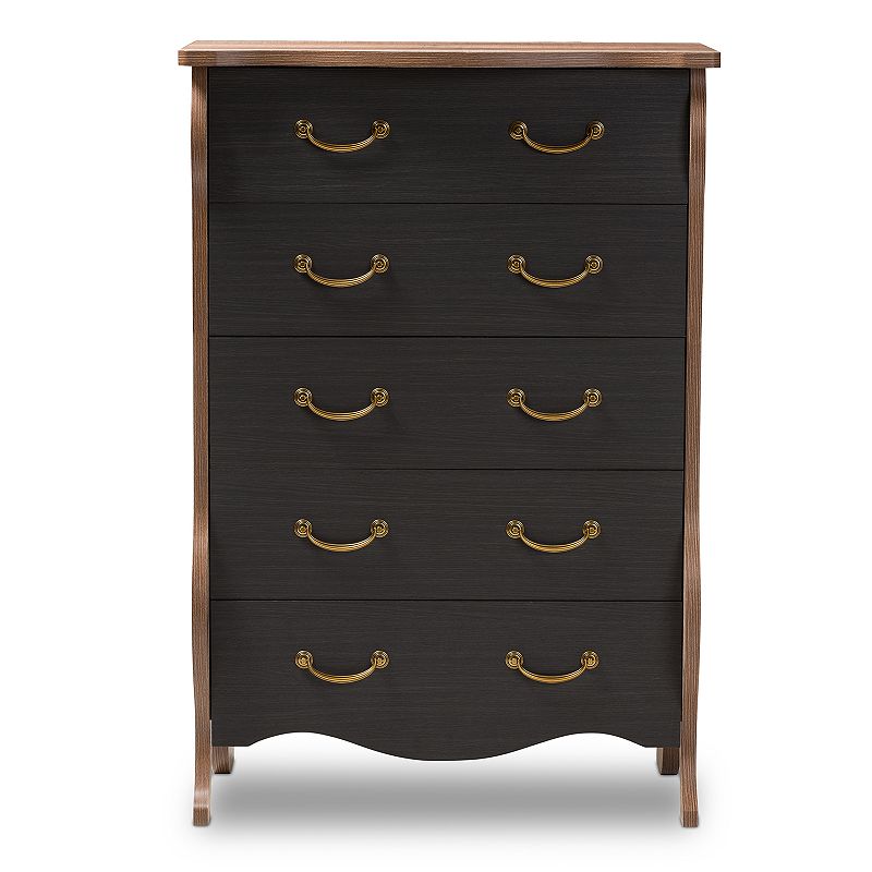 Baxton Studio Romilly Black Chest