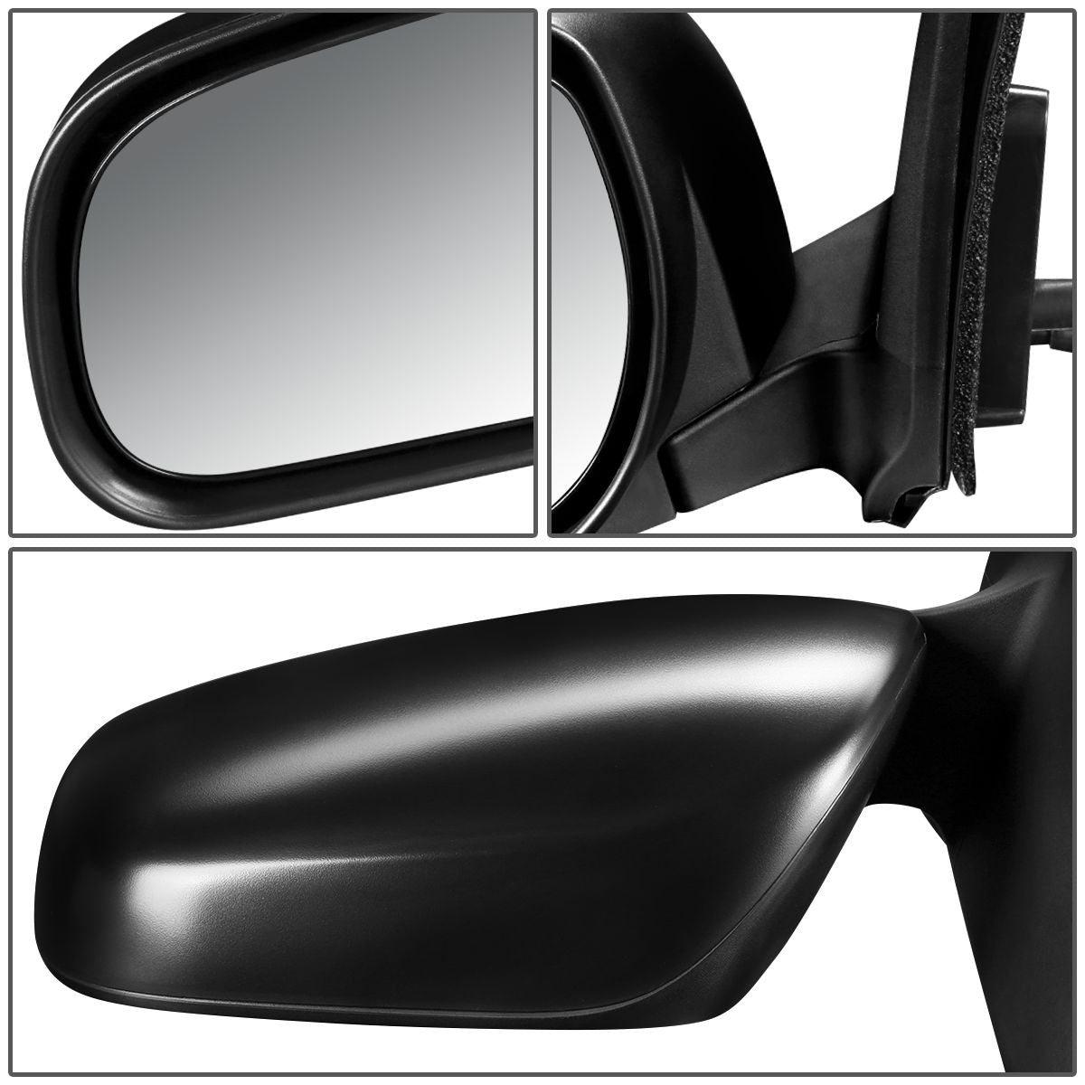 DNA Motoring OEM-MR-TO1320272 For 2009 to 2012 Toyota Rav4 OE Style Powered Driver / Left Side View Door Mirror 879090R010-PFM 10 11