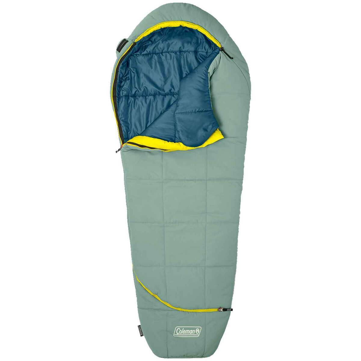 Coleman Big Bay 20 Degree Regular Mummy Sleeping Bag  Moss