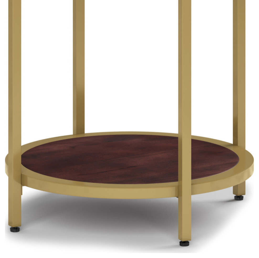 Jenna Round Side Table   Contemporary   Side Tables And End Tables   by Simpli Home Ltd.  Houzz