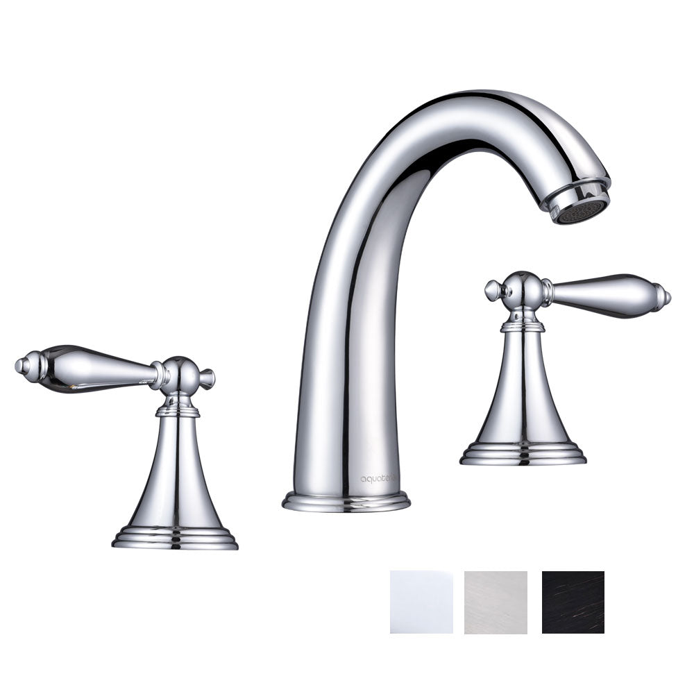 Aquaterior Widespread Faucet 3-Hole 2-Handle Cold Hot 6.7