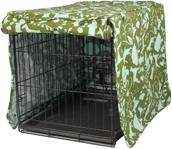 Molly Mutt Dog Crate Cover， Amarillo