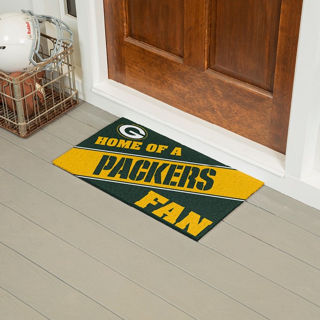 Evergreen Green Bay Packers Pvc Mat Color