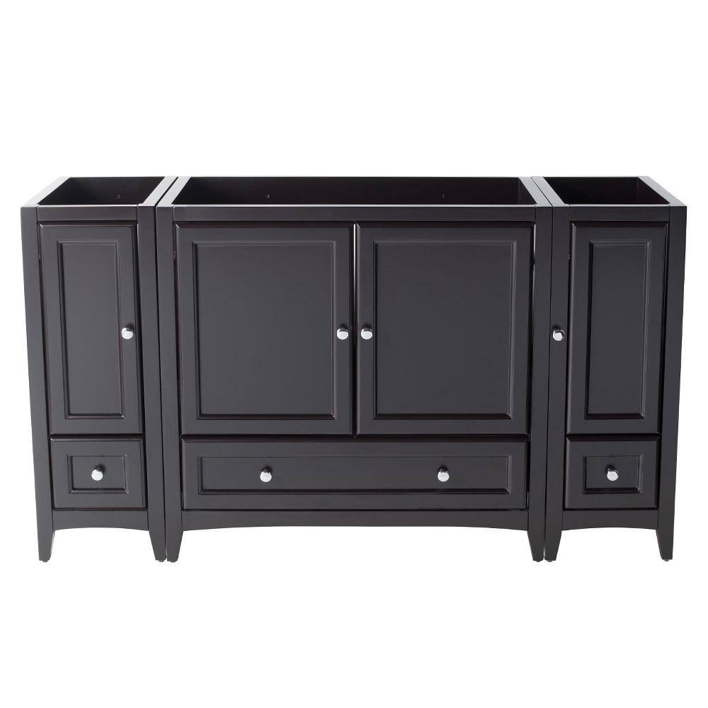 Fresca Oxford 60 in. Traditional Bathroom Vanity Cabinet in Espresso FCB20-123612ES