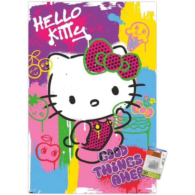 Trends International Hello Kitty Pop Art Unframed Wall Poster Prints