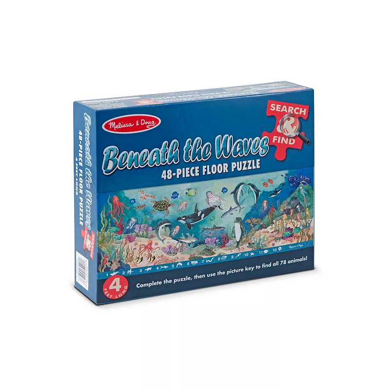 Melissa and Doug 48-pc. Search and Find Beneath the Waves Floor Puzzle