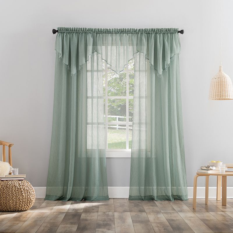 No. 918 Erica Crushed Sheer Voile Window Curtain