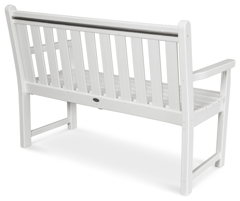 Polywood Traditional Garden 48 quotBench   Beach Style   Outdoor Benches   by POLYWOOD  Houzz