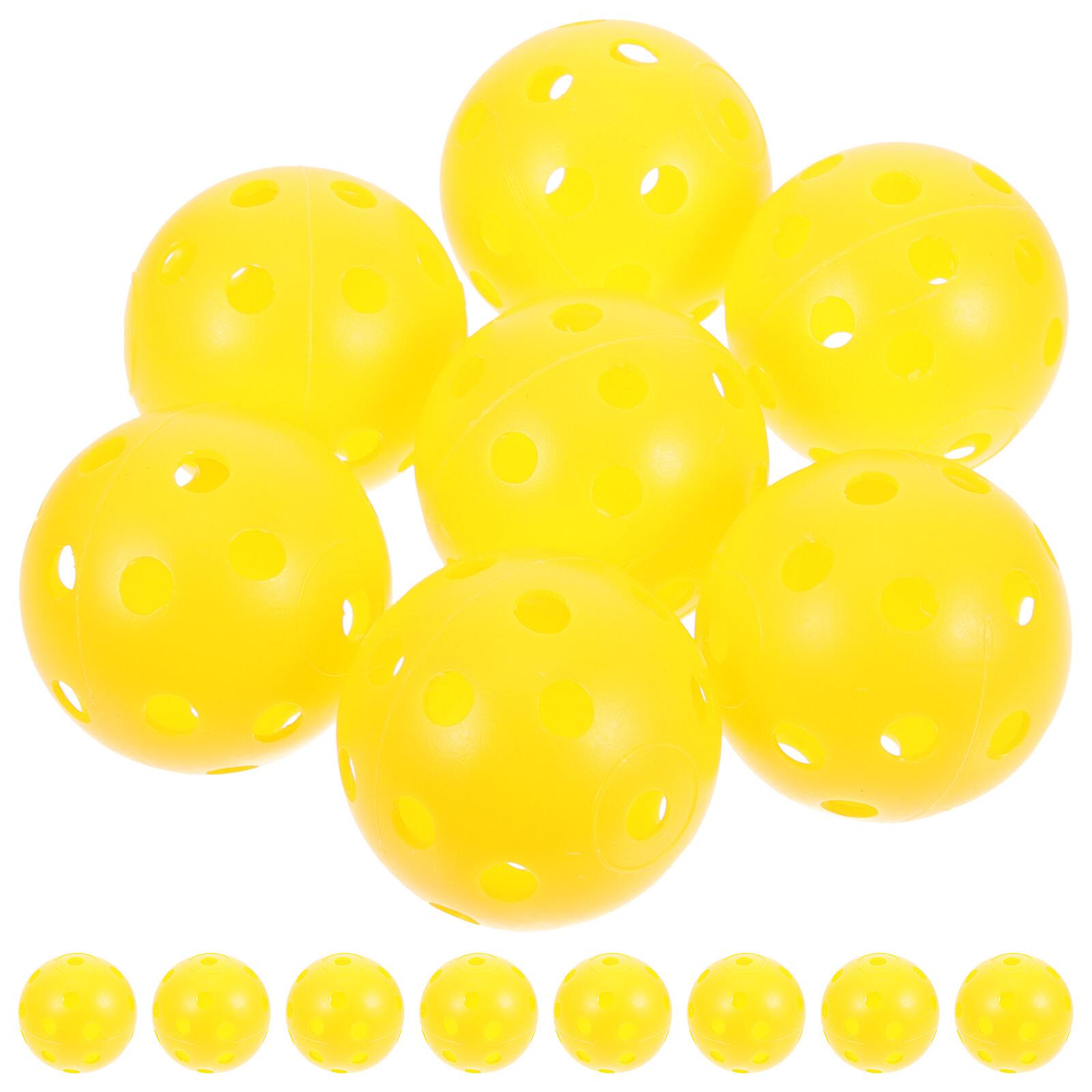 50pcs Pickle Balls Standard Outdoor Pickle Balls Interesting Ball Toy Hitting Ball Practicing Toy