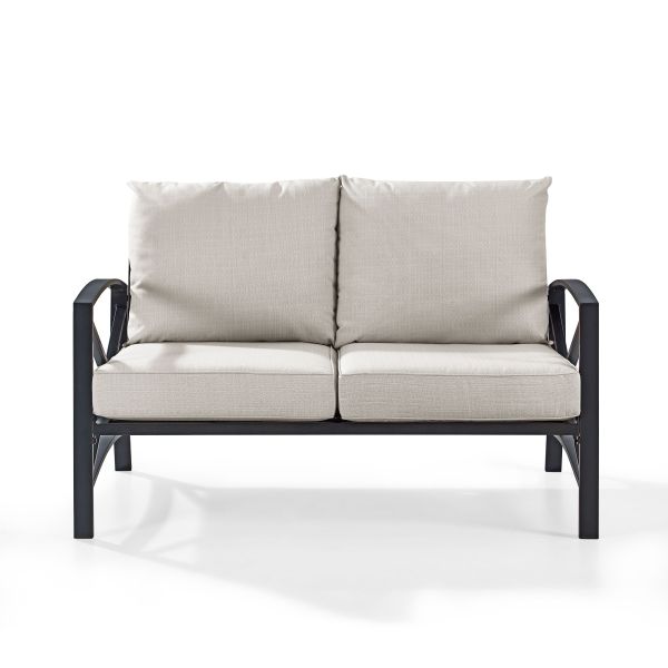 Kaplan Outdoor Metal Loveseat