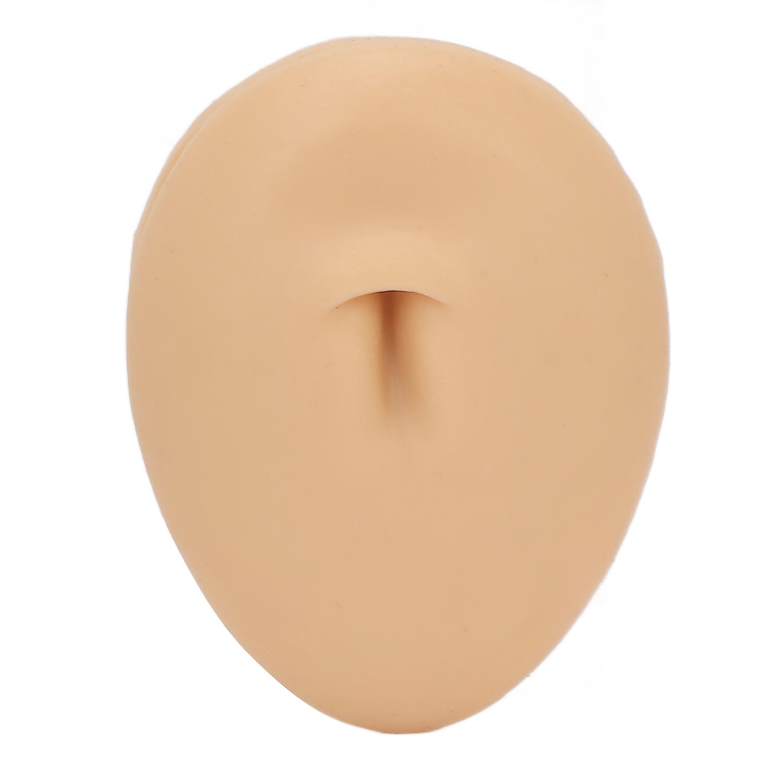 Silicone Navel Model Acupuncture Display Soft Human Belly Button Model For Piercing Practice