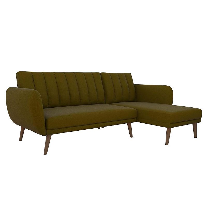 Novogratz Brittany Sectional Futon Sofa