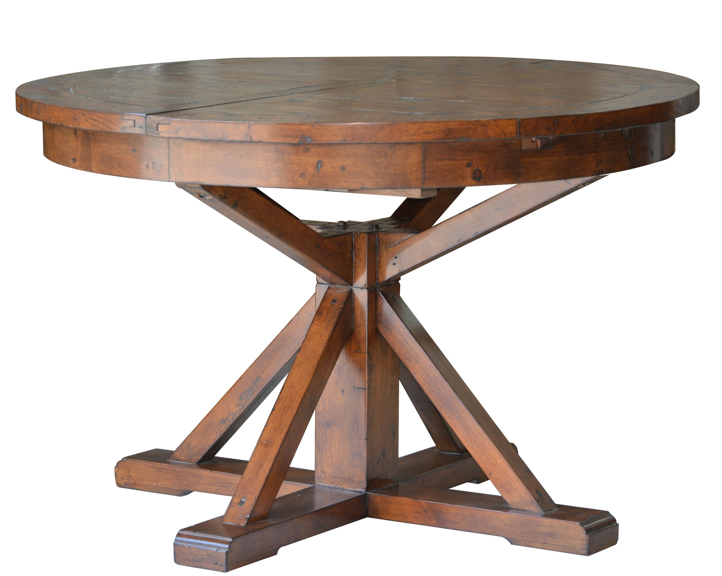 Irish Coast Round 47/63 Extension Dining Table - African Dusk