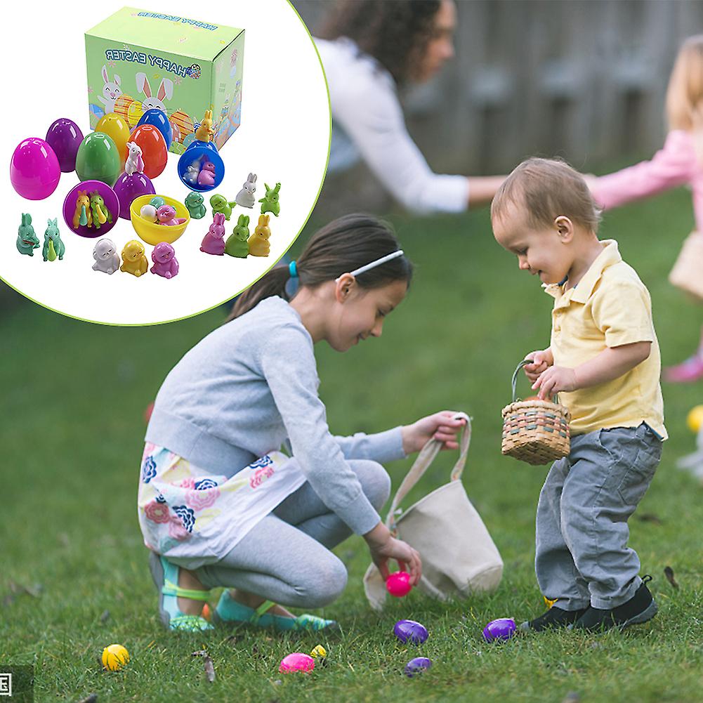 Egg Surprise Toy Easter Cartoon Egg Gift Box Animal Doll Boy Girl Holiday Toy Gift Car Green