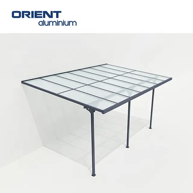 New Design Carport Structure Solar System Carport Pergola Outdoor Sunshade Aluminium Pergola